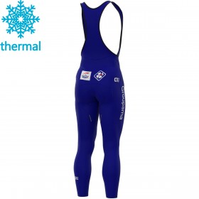 Fietsbroek Lang met Bretels 2021 Groupama–FDJ N001 Winter Thermal Fleece